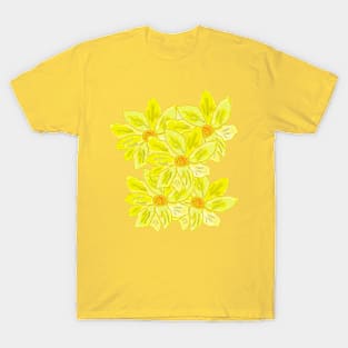 Painted Flowers T-Shirt